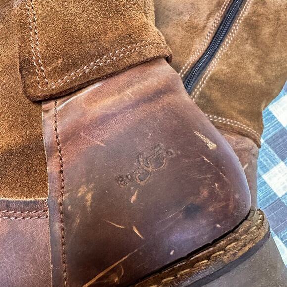 Bos. & Co. Hudson Waterproof Boot in Cognac / Redwood Gobi / Suede - Picture 10 of 16